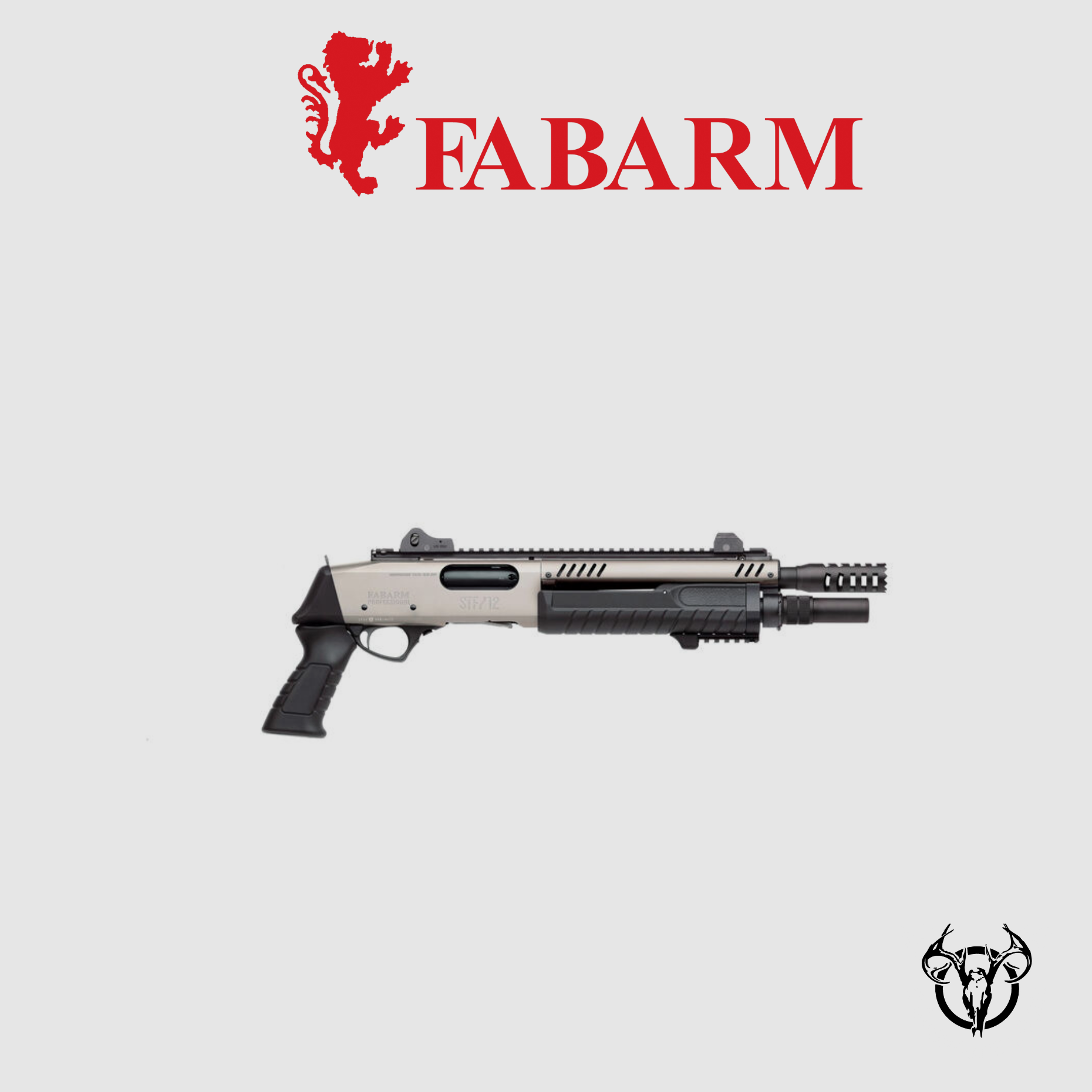 Pump-Action Shotgun FABARM STF Short Nickel Initial -12×36-Inner HP Accuracy, image 1 of 2