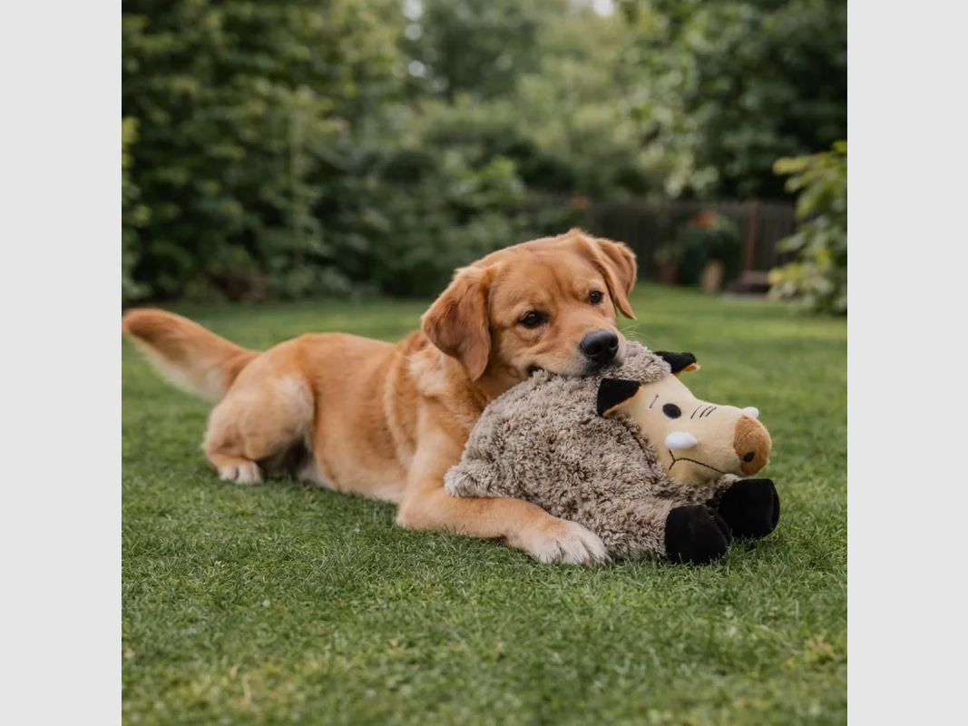 Plüschspielzeug für Hund Wildschwein 25 cm, Bild 1 von 6