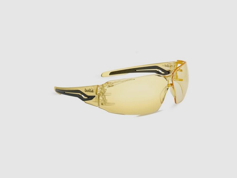 Tactical Brille Bollé® "Silex" Gelb - Schutzbrille mit UV Filter + ballistischer Widerstand