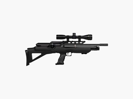 HW 100 Persluchtgeweer Bullpup 4,5 mm F 410 mm loop met demper