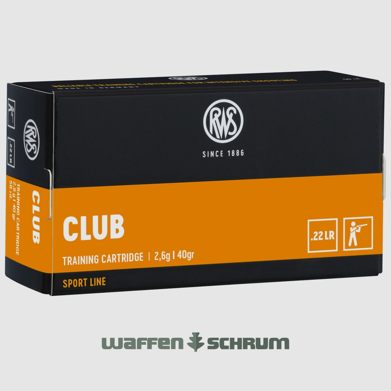 RWS Club 2,6g - 40gr .22lr