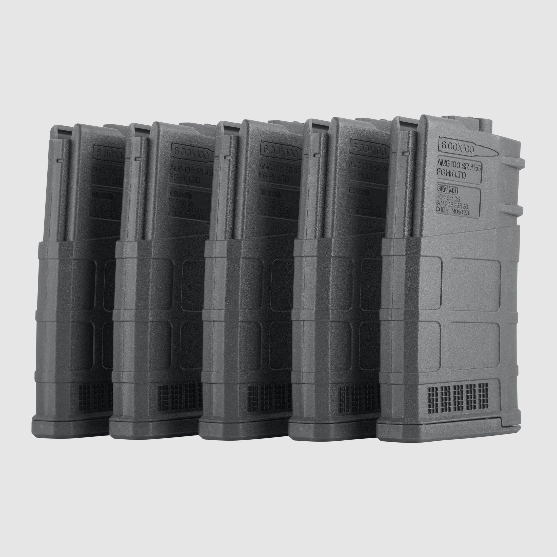 Magazin Ares High Cap AR-308 5er Pack - Airsoft AEG / S-AEG