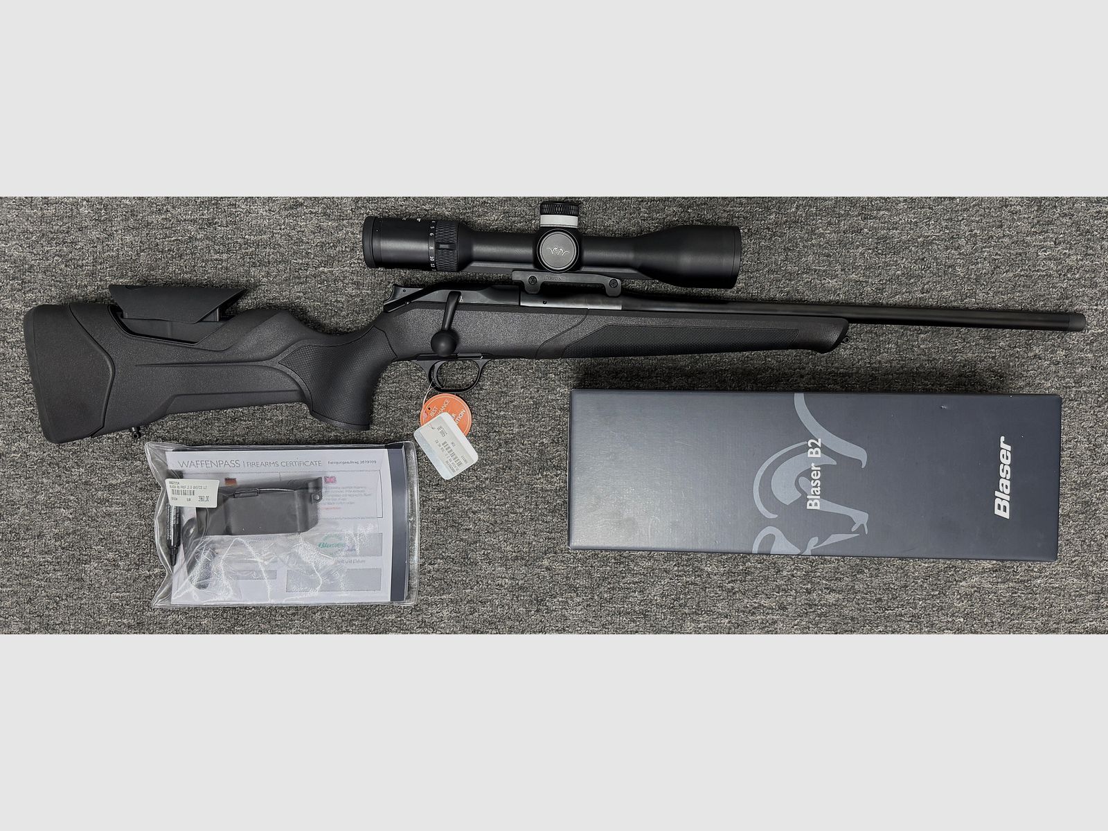 Blaser R8 Professional 2.0 - .308 Win. + M15x1 + LL 52cm + Blaser B2 3-18x50iC - Neuwaffe