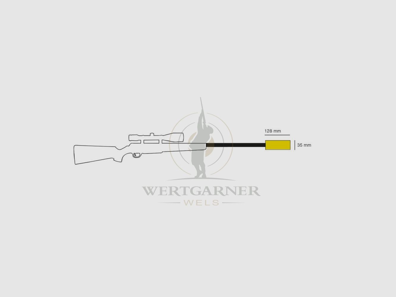 Hausken MD35.2 Cal. .17 / 4,5mm M18x1, immagine 2 di 2