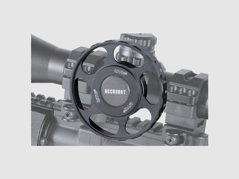 UTG Parallaxenrad Seitenrad mit 100 mm Diagonale, passend fĂĽr alle UTG SWAT Zielfernrohre