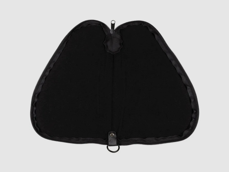 Borsa per pistola con manici, bloccabile, Piccola (30cm), Nera