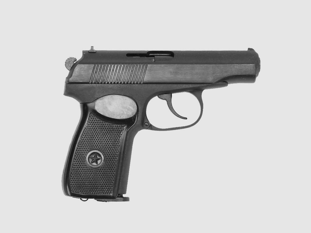 CO2 Pistole Baikal Makarov MP654K-59 GEN5 original KGB limitiert mit SchalldĂ¤mpfergewinde Kaliber 4,5 mm BB (P18)
