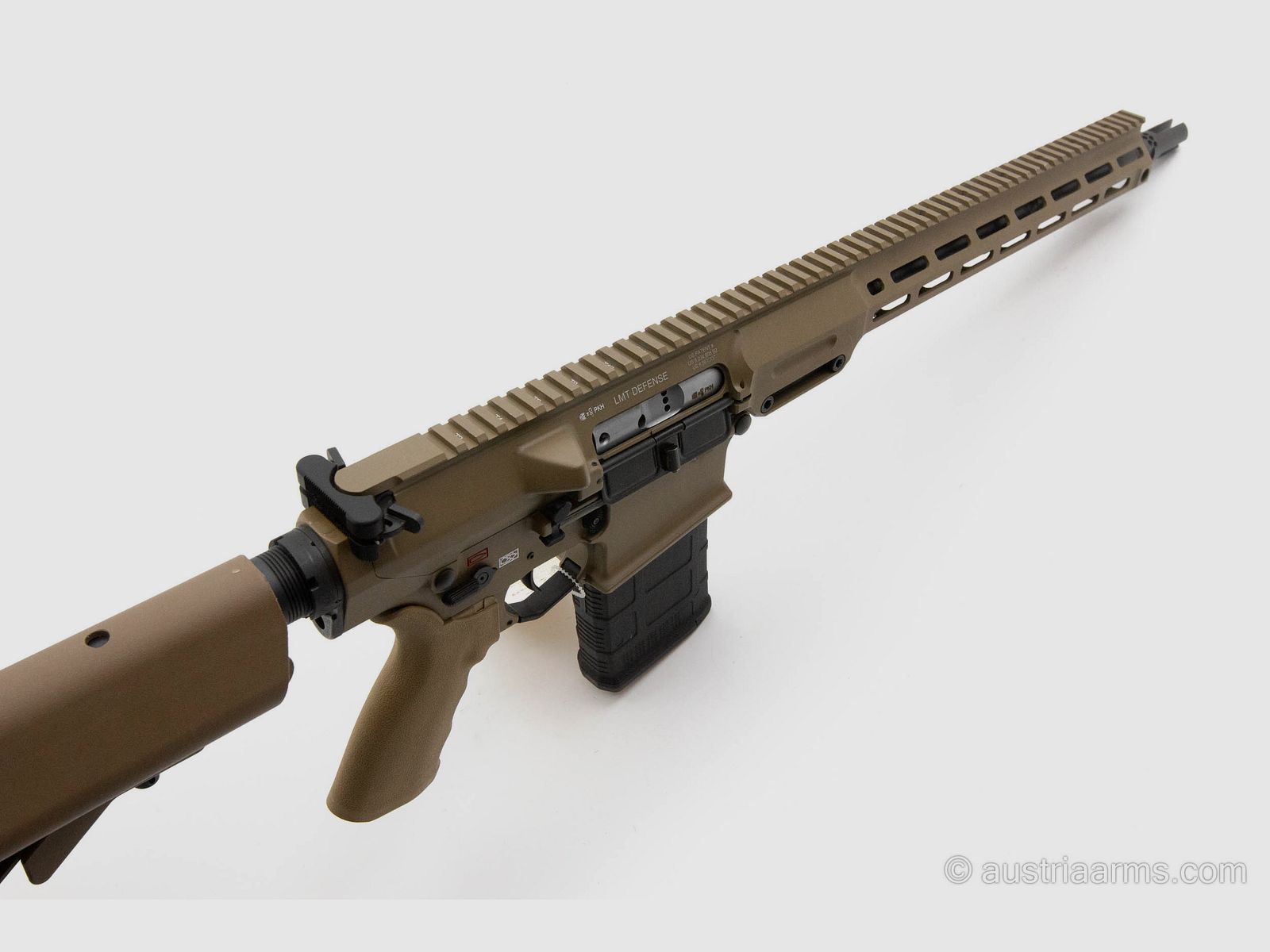 LMT Defense 7.62mm ZF STGW 20 Reference Rifle, .308 Win., 16", FDE, image 4 of 5