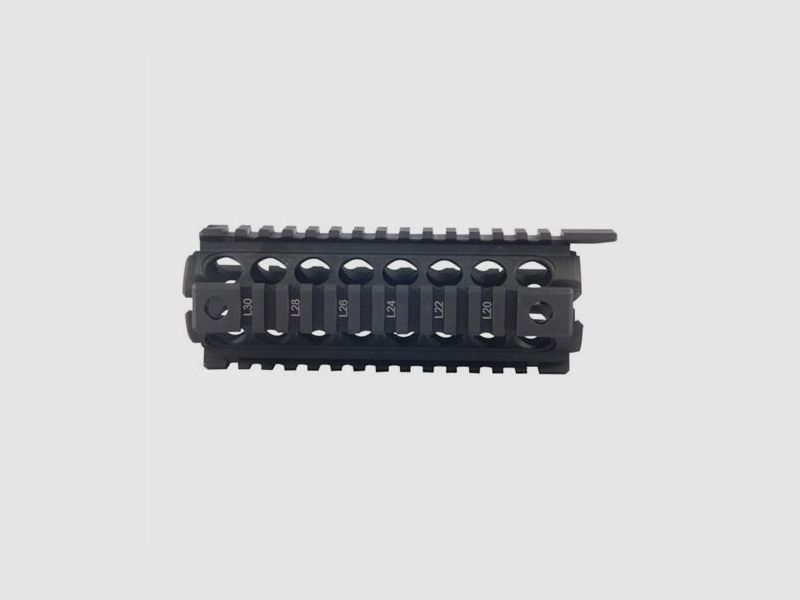 MIDWEST INDUS-TRIES INC. AR15/M16 Picatinnyvorderschaft Two-Piece Carbine Forend, Schwarz MIDWEST INDUS-TRIES INC.