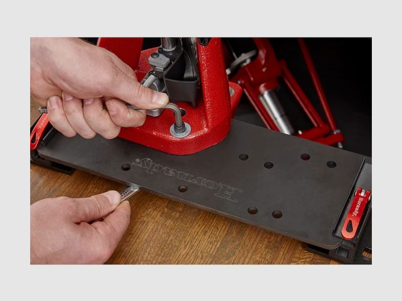 Hornady Montagesystem mit Schnellverschluss für Pressen und Geräte