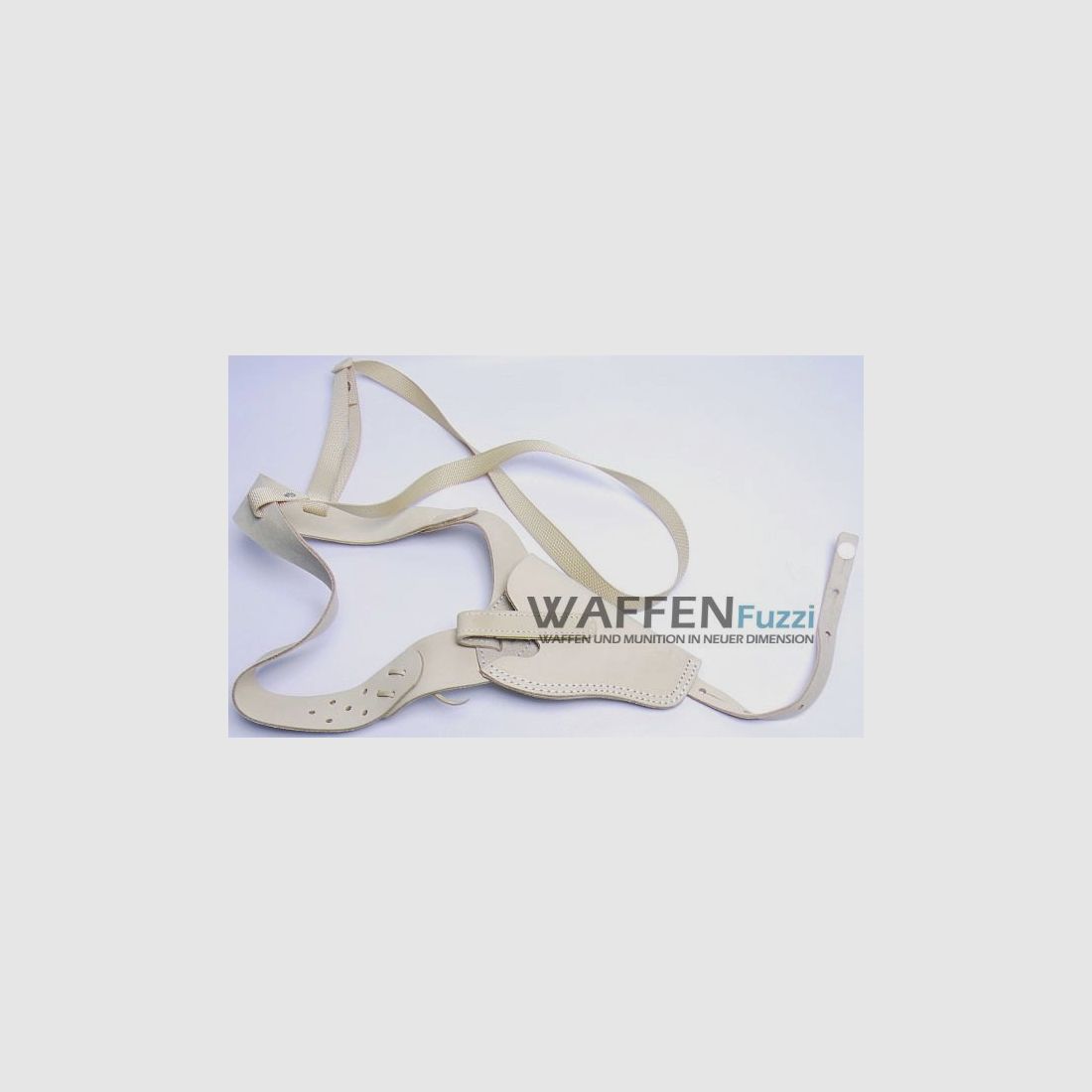 Leer leren schouderholster voor 2" - 3" revolvers