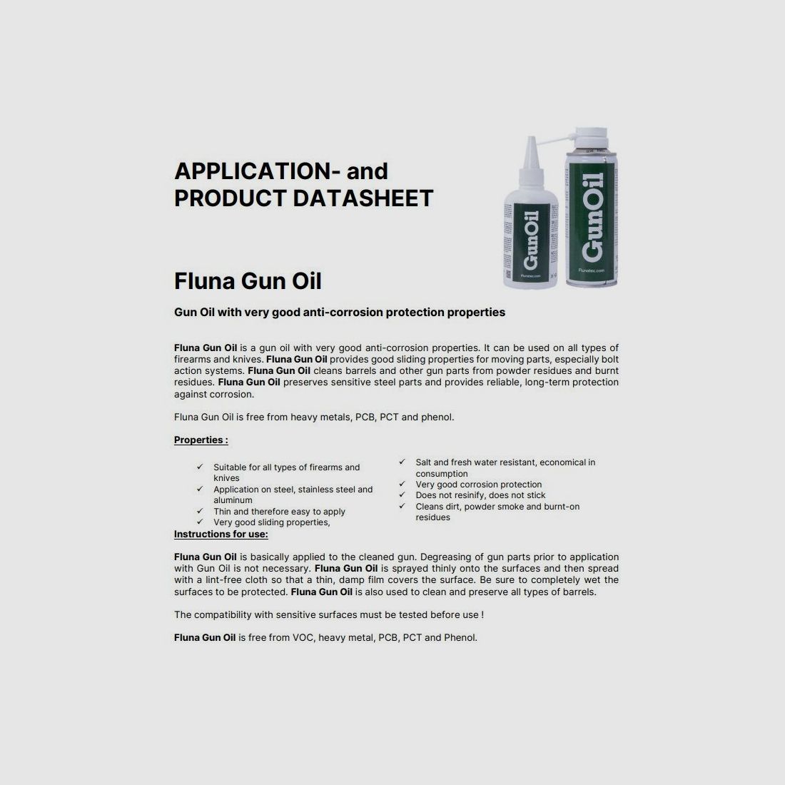 FlunaTec Gun Oil Tropfflasche 200 ml, Bild 4 von 4