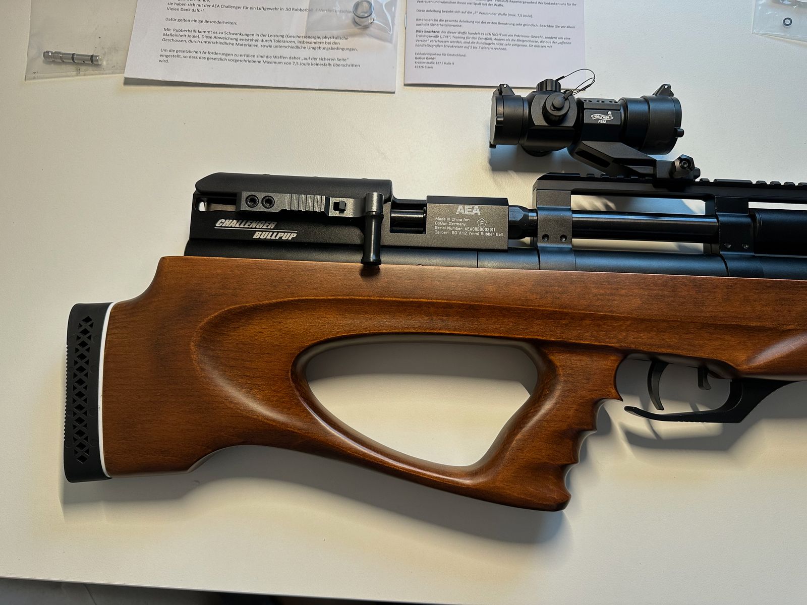 AEA Challenger Bullpup .50 (F-Version) - neuwertig mit viel Zubehör!