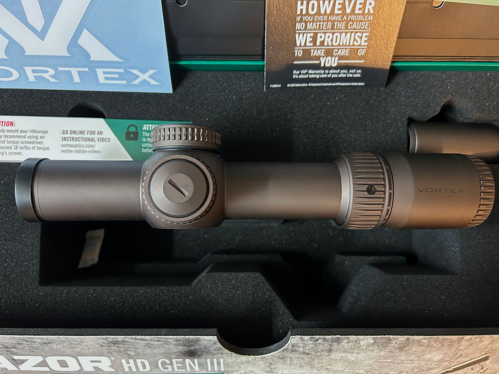 Vortex Razor HD Gen III 1-10x24 MRAD