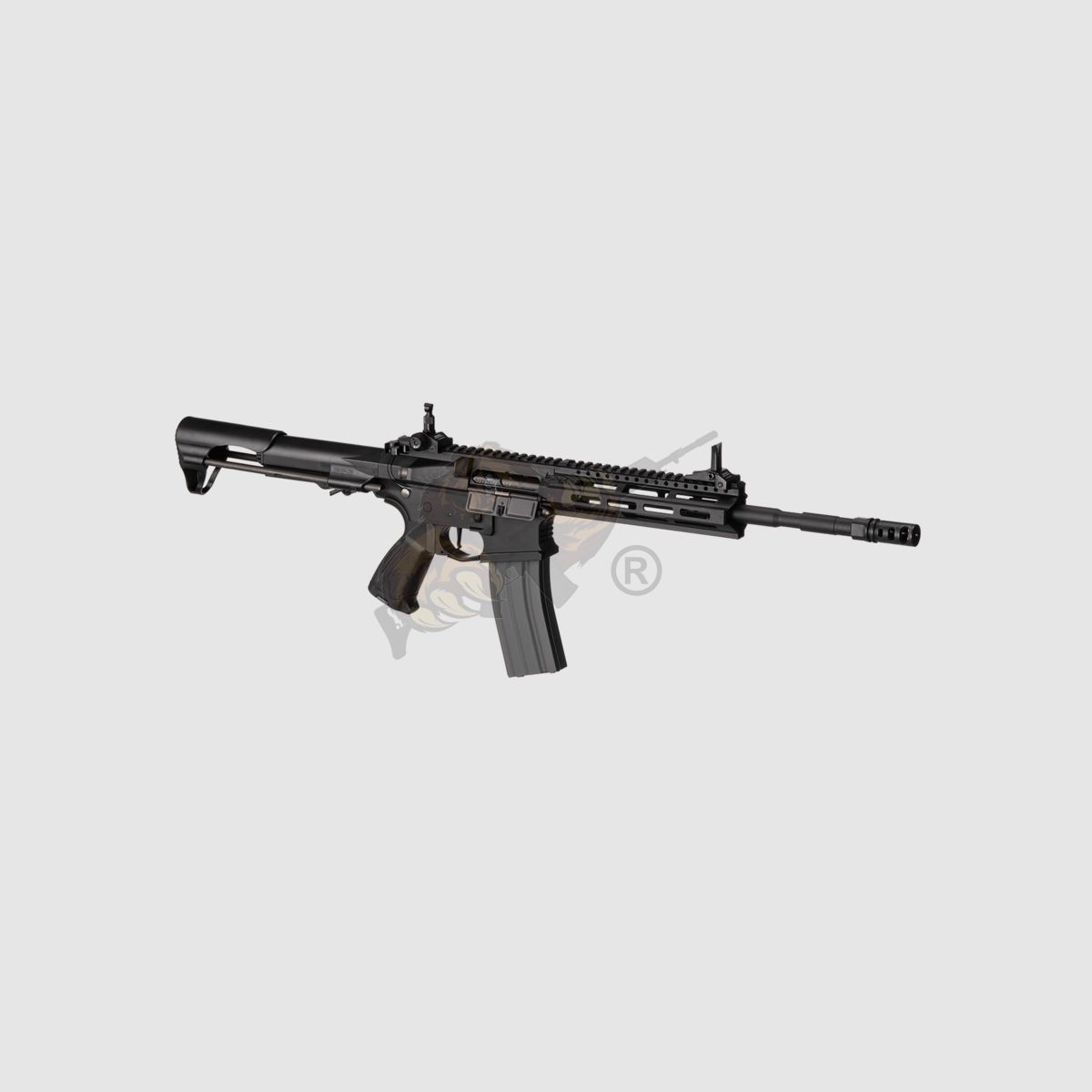 G&G CM16 Raider L 2.0E z ETU w czarnym Airsoft S-AEG wolny od 18