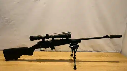 Pack Büchse Hatsan Escort Zweibein + Zielfernrohr + MDS + 2 Magazine Kal. 22lr, Bild 1 von 8