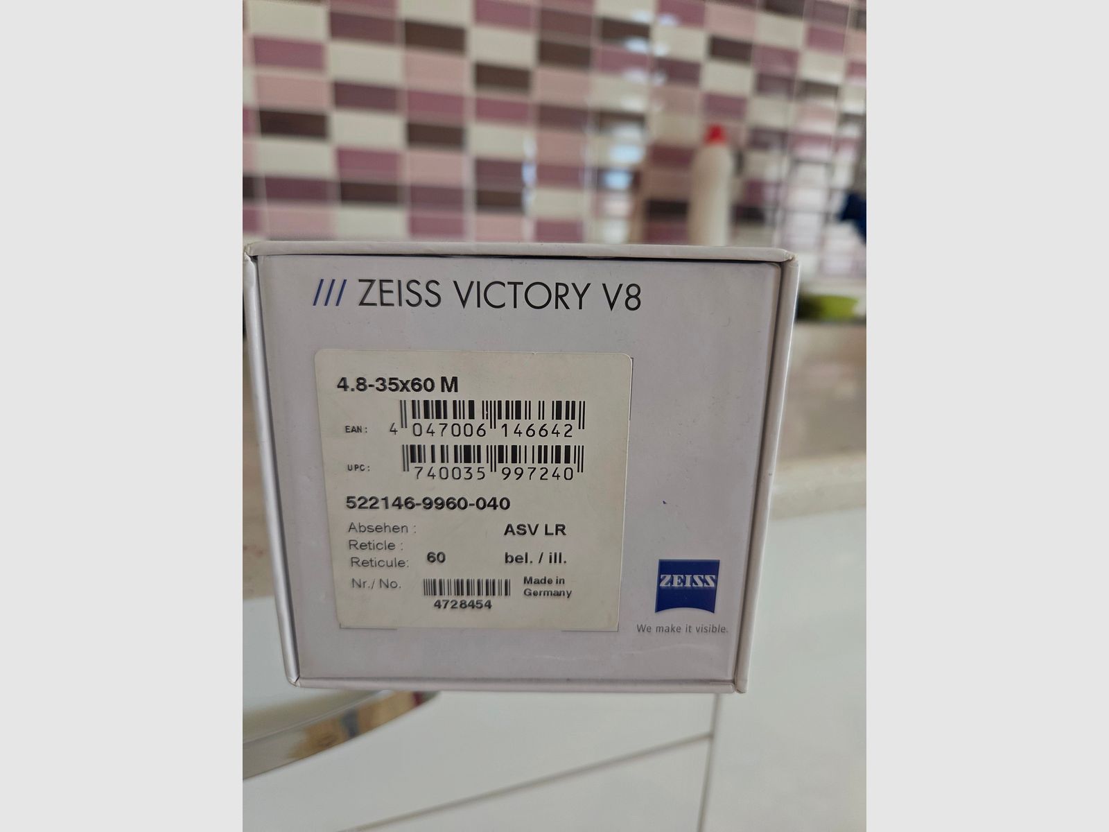 Zeiss 4.8.35 ×60victory v8