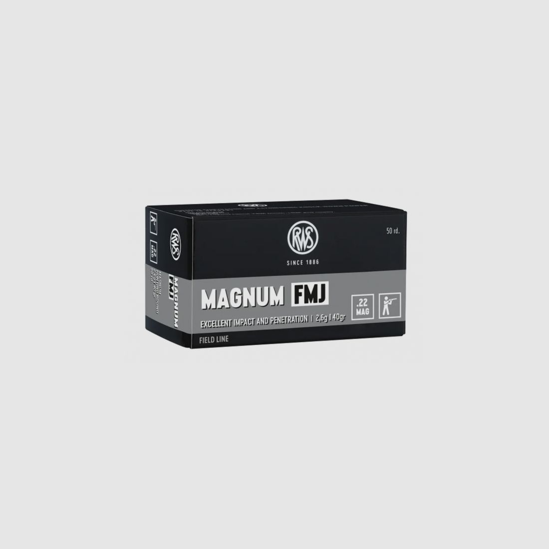 RWS .22WinMag Magnum FMJ 2,6g - 40gr