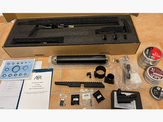AEA HP MAX MK2 PCP air rifle – as good as new, complete package