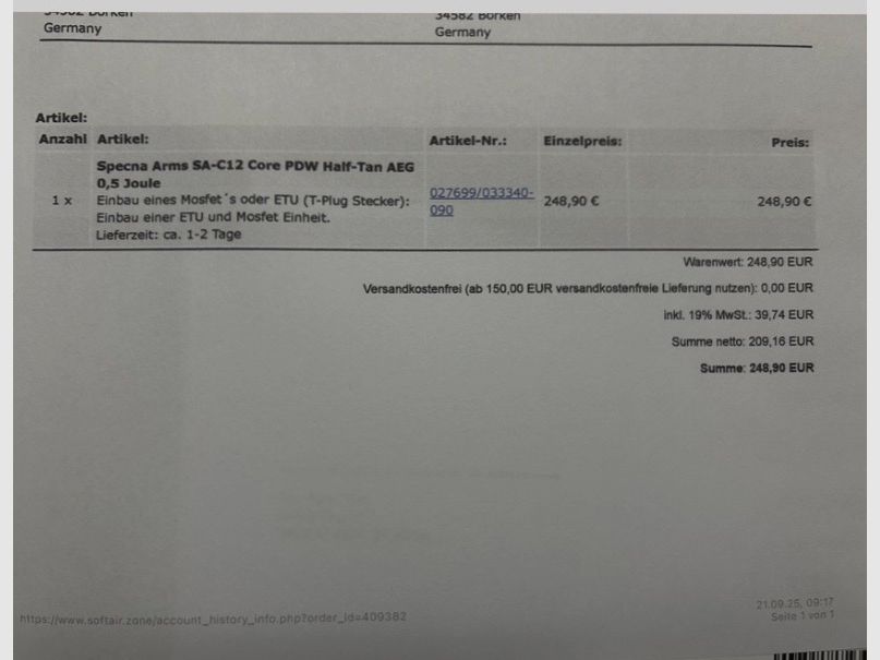 Specna Arms SA-C12 Half Tan AEG Ar15