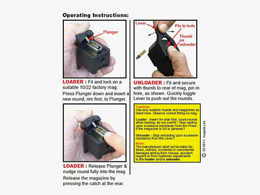 Maglula MAGLULA chargeur de magasin Se pour Ruger 10/22