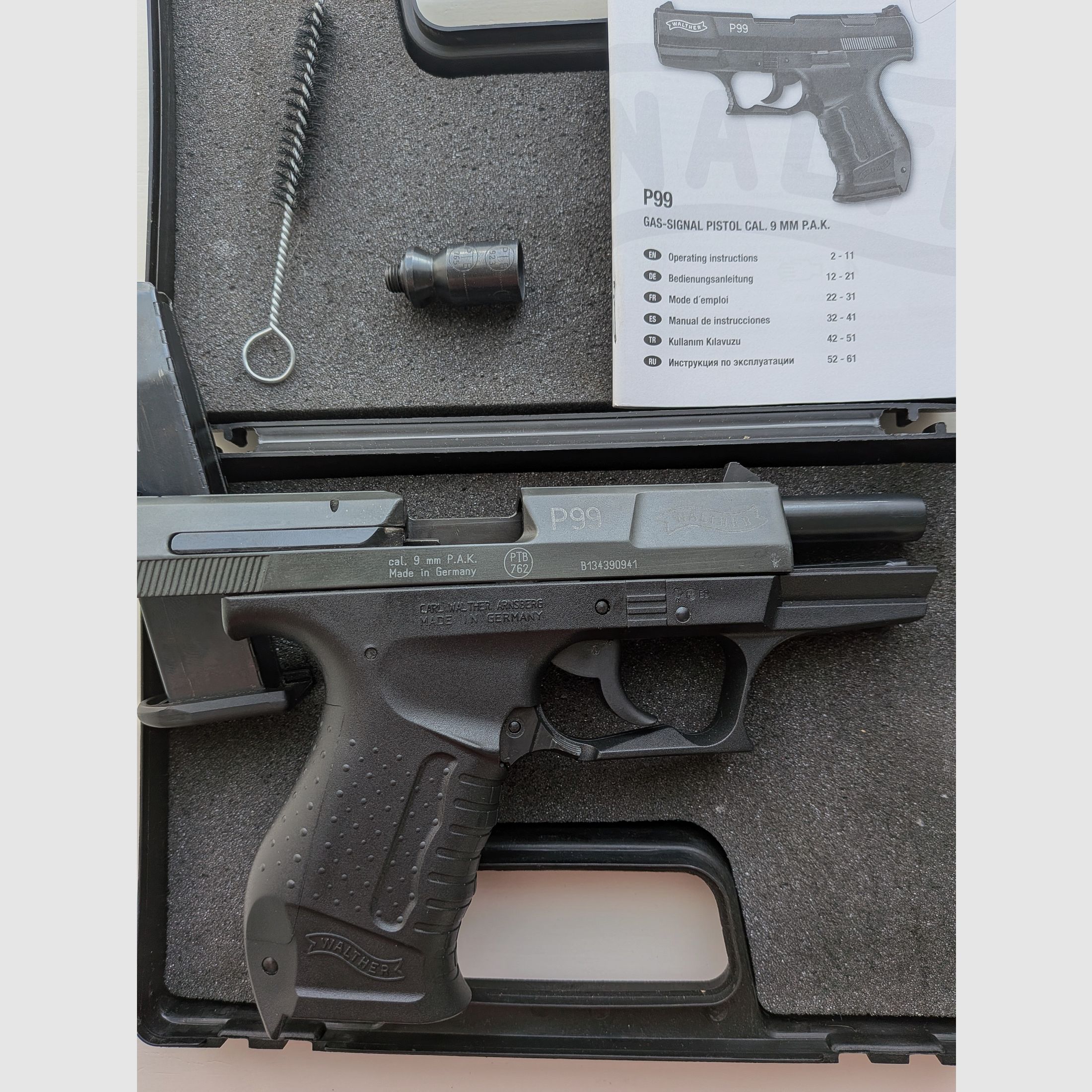 Walther P99 Schreckschuss pistool 9mm P.A.K. P 99, afbeelding 3 van 7
