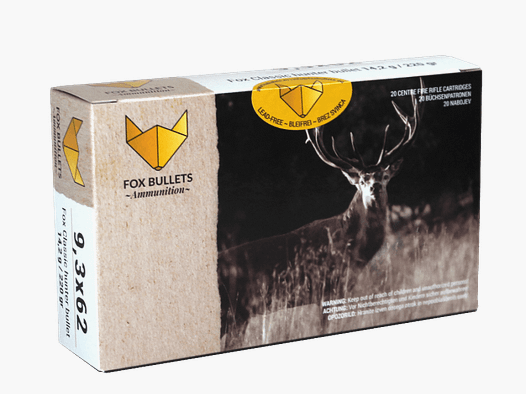 Fox Bullets – 9,3×62 bleifrei