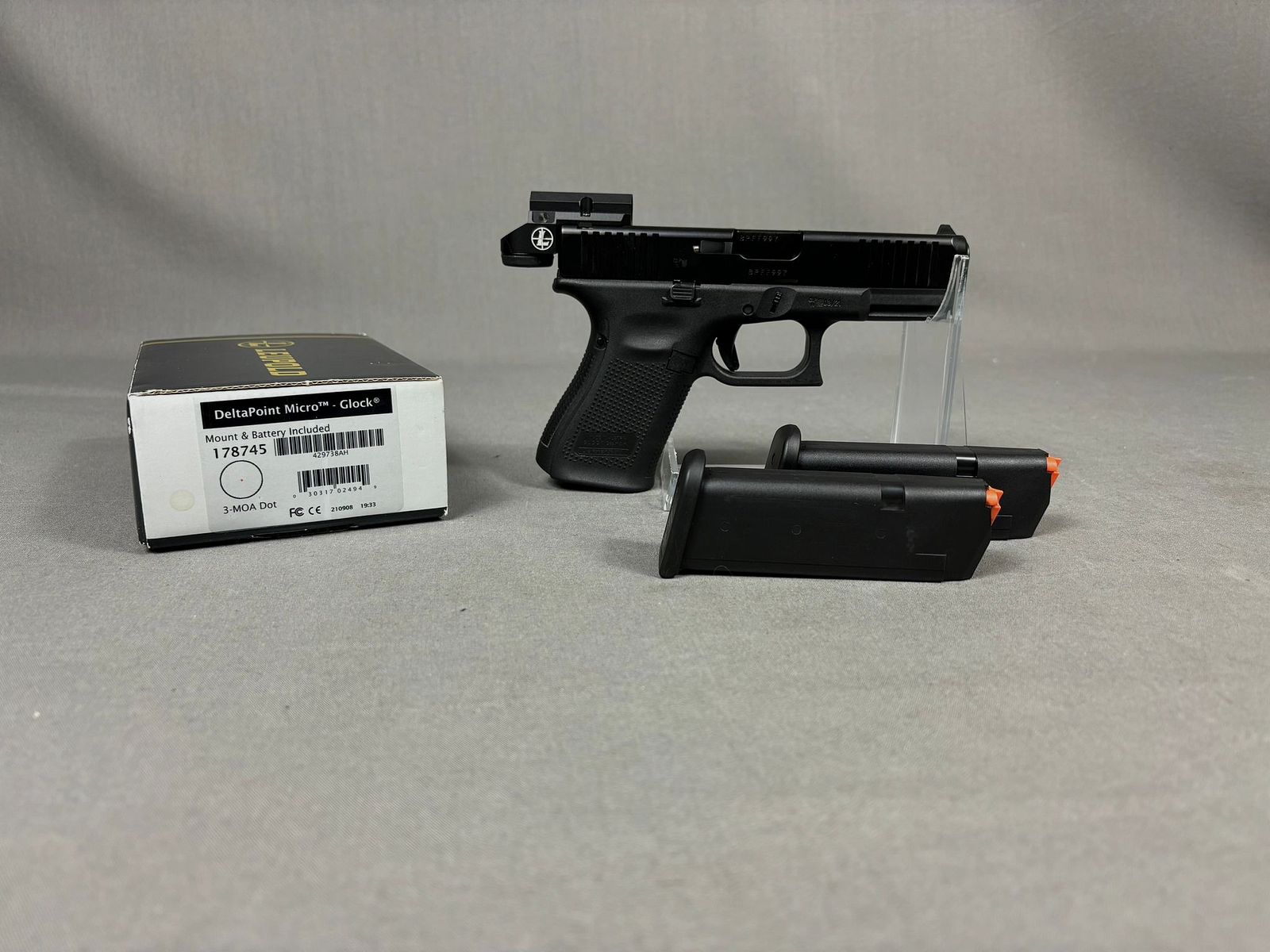Glock 19 Gen. 5 in 9mm Luger mit Leupold Delta Dot