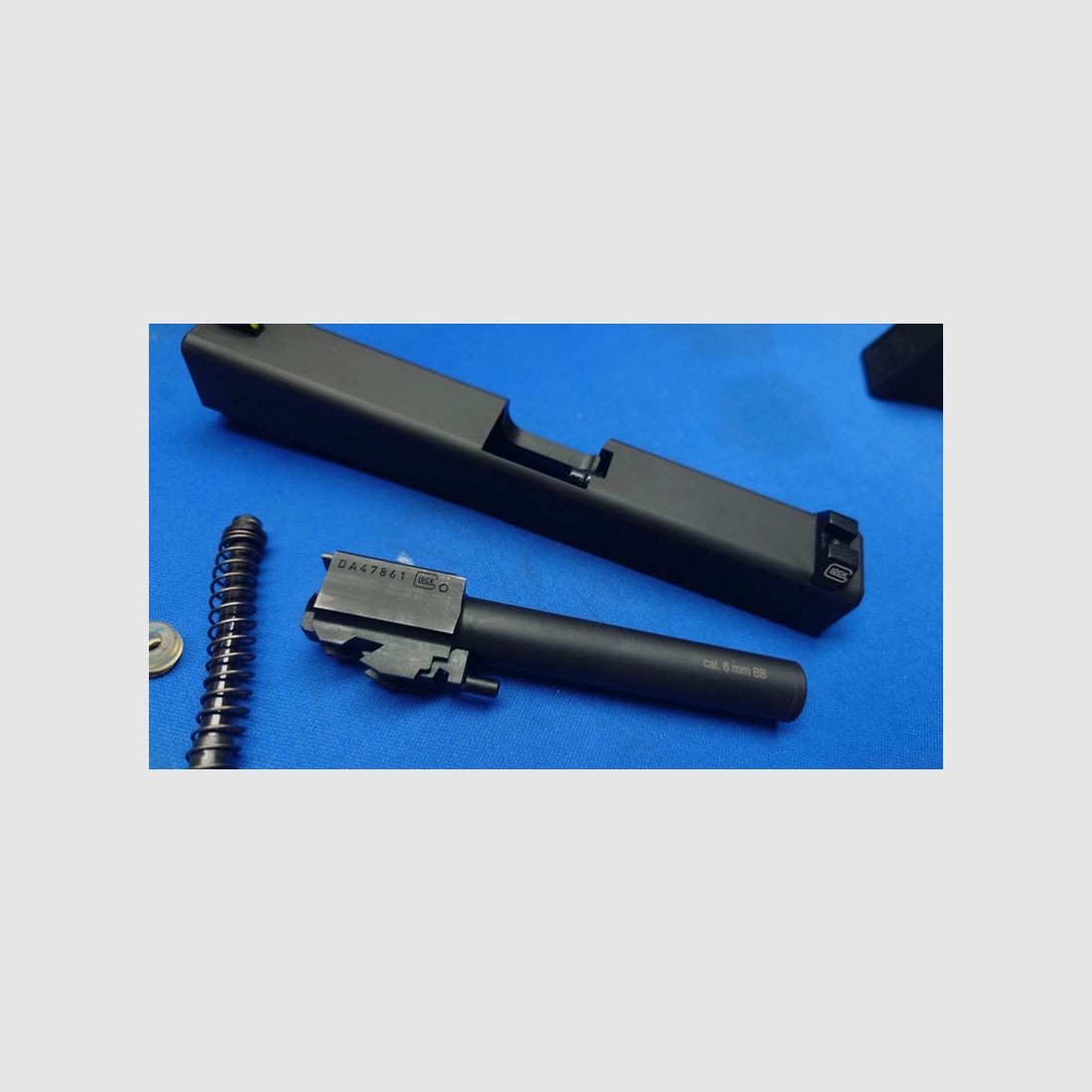 GHK Glock 17 Gen. 3 CNC Stahlschlitten GBB 6mm BB