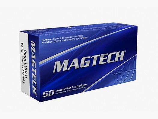Magtech 9mm Luger - Cartuchos de pistola
