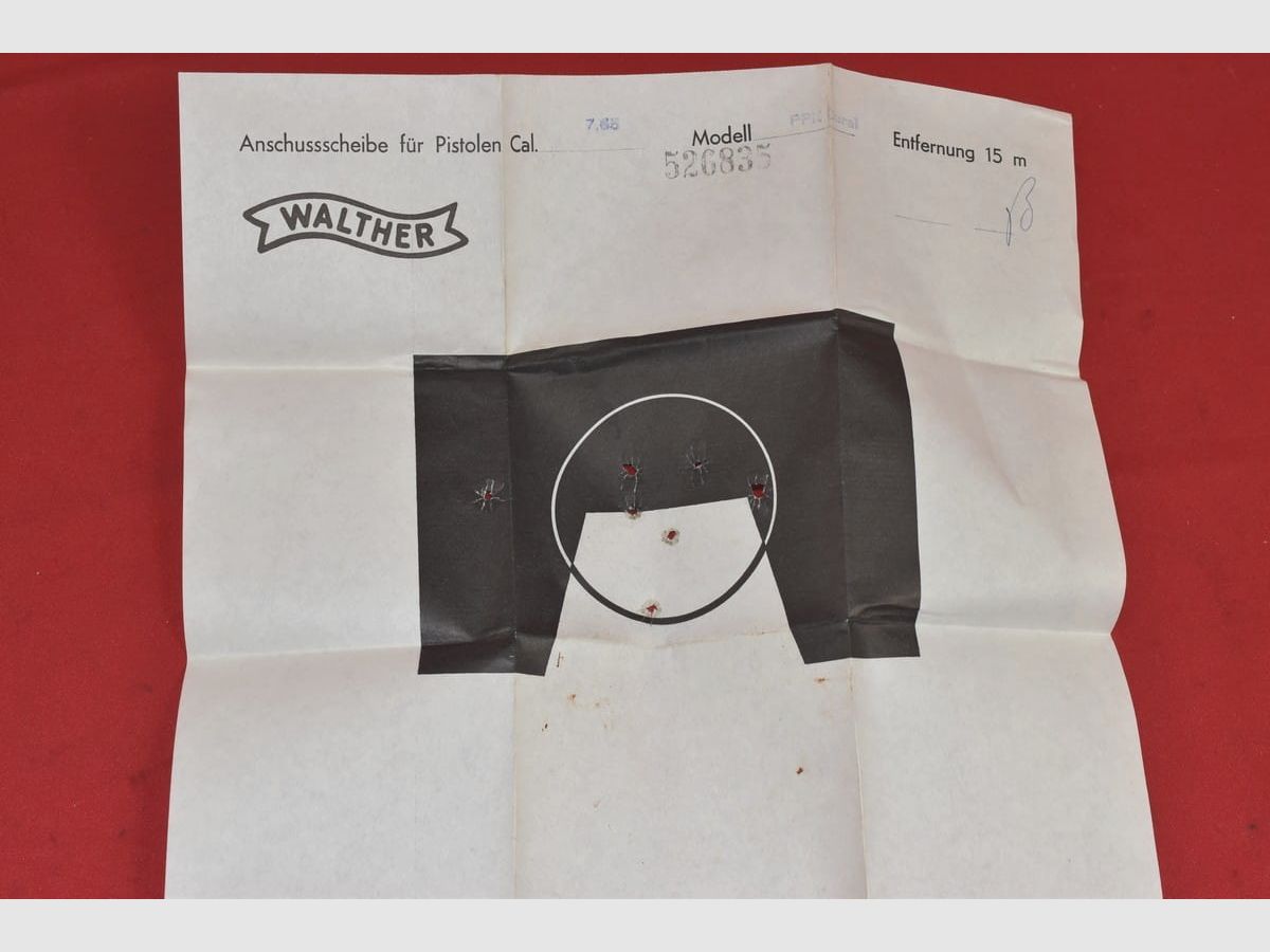 #7548 PISTOLET WALTHER PPK-L (DURAL), ROK 1971, Kal. 7,65Br., zdjęcie 24 z 27