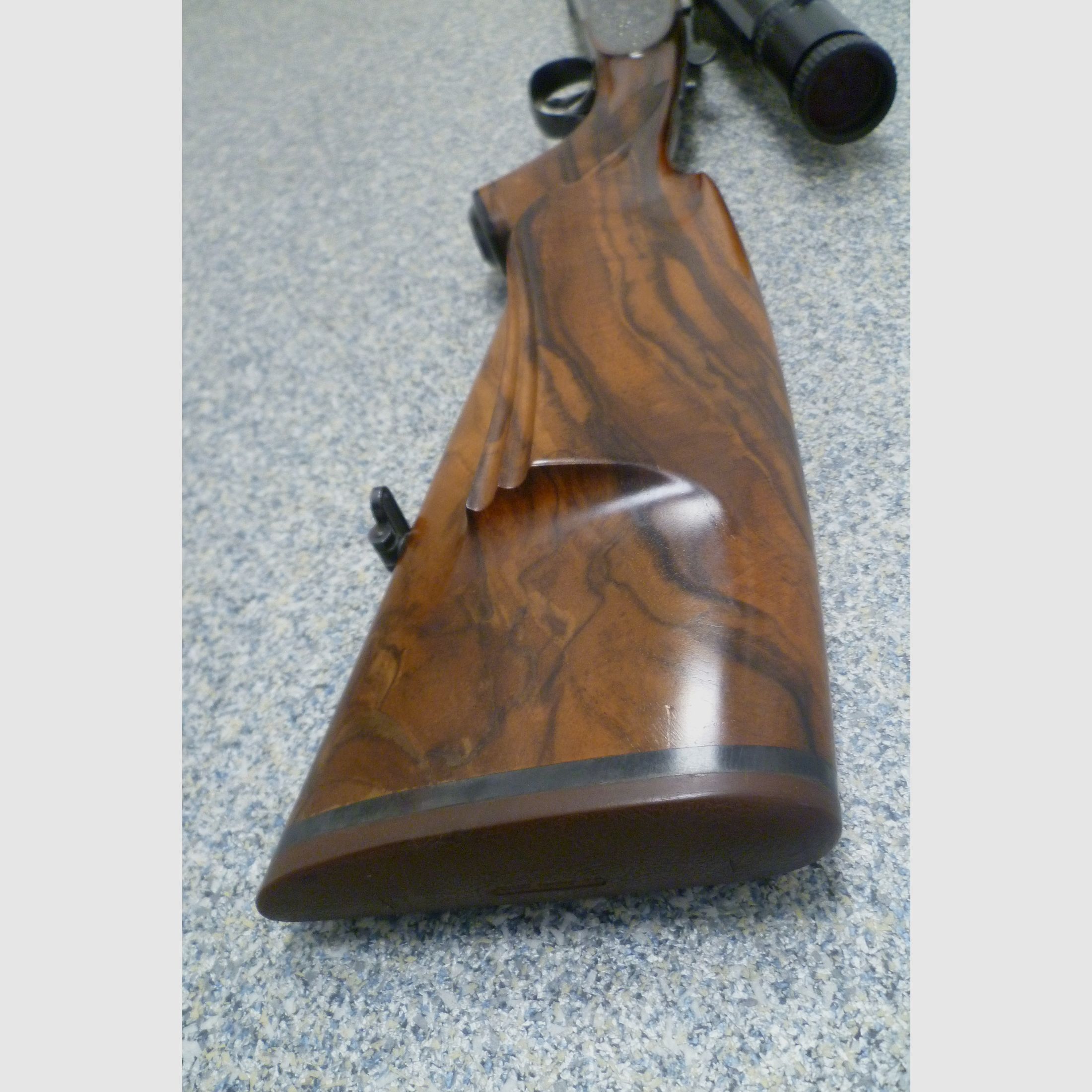 Seitenschloss - Bockdrilling Ludwig Borovnik Ferlach 16/70 & 7x65R & .22 Hornet