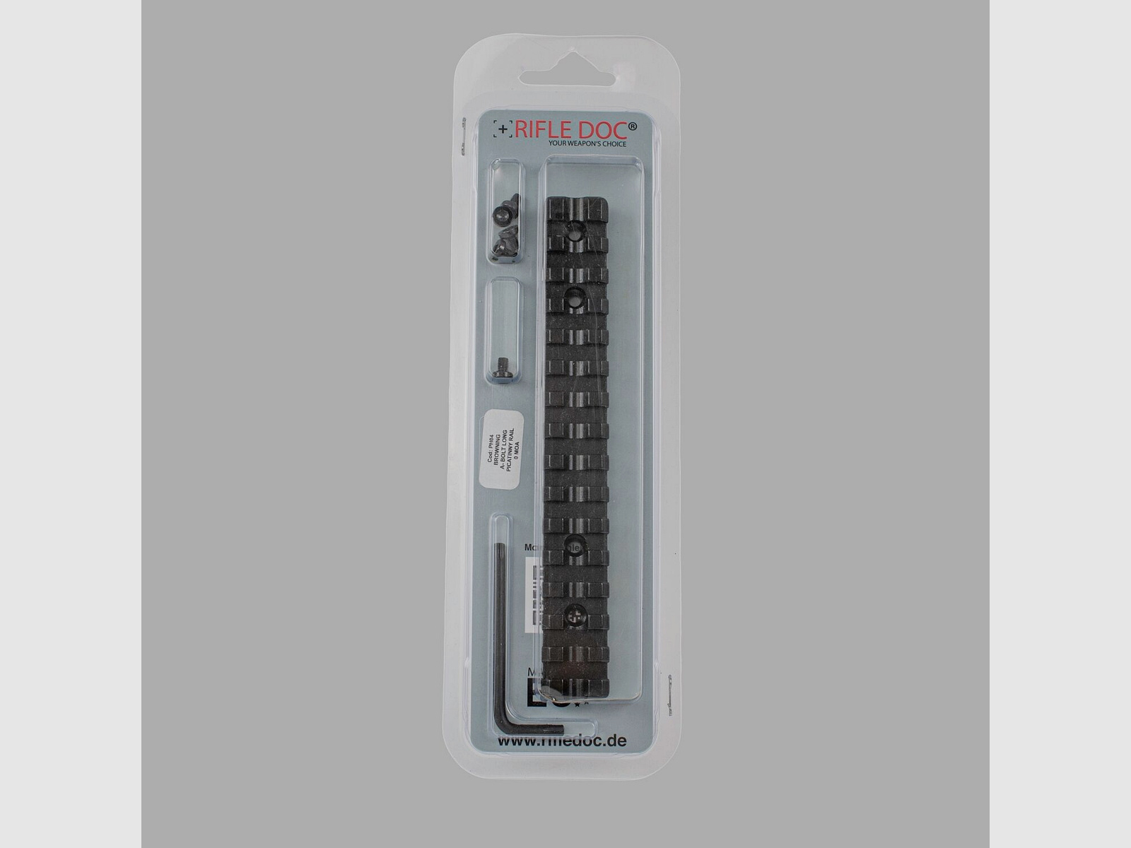 Rifle Doc Picatinny Weaver STAHL Schiene für BROWNING A-BOLT LA (Long Action) und EURO BOLT LA