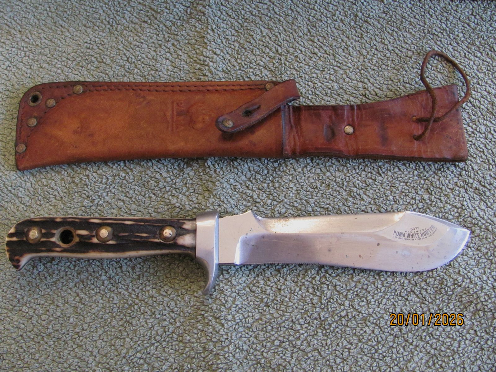 Original Puma White Hunter 6377 - utilisé, sans dommages #2