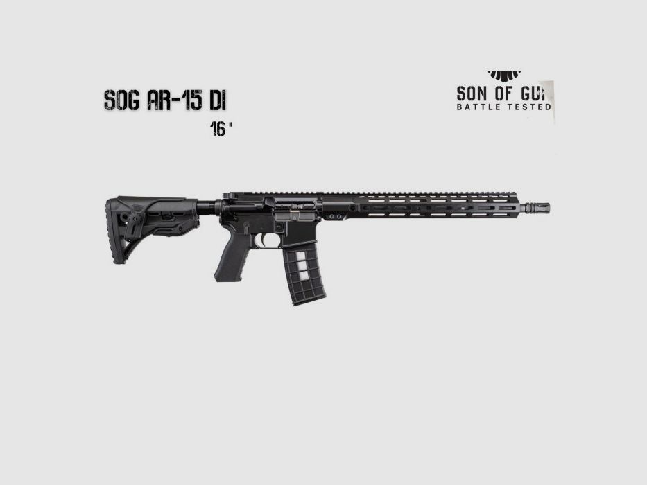 Karabinek SOG AR-15 16" kal. 5,56x45/223Rem, zdjęcie 2 z 3