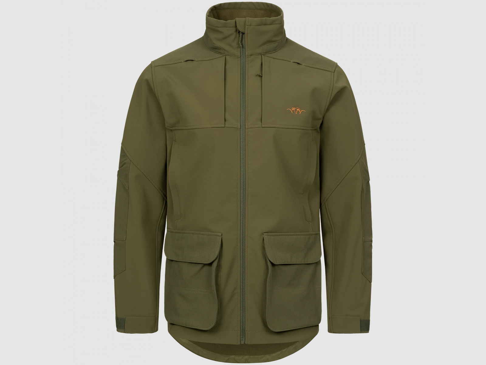 Blaser Herren Tackle Softshell Jacke dunkel olive