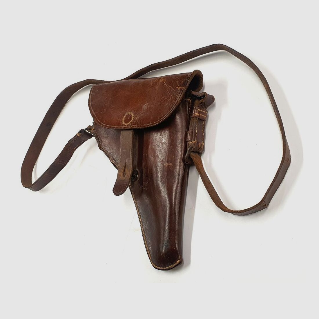 Unbekannt Schweizer leder Holster für P08 Parabellum