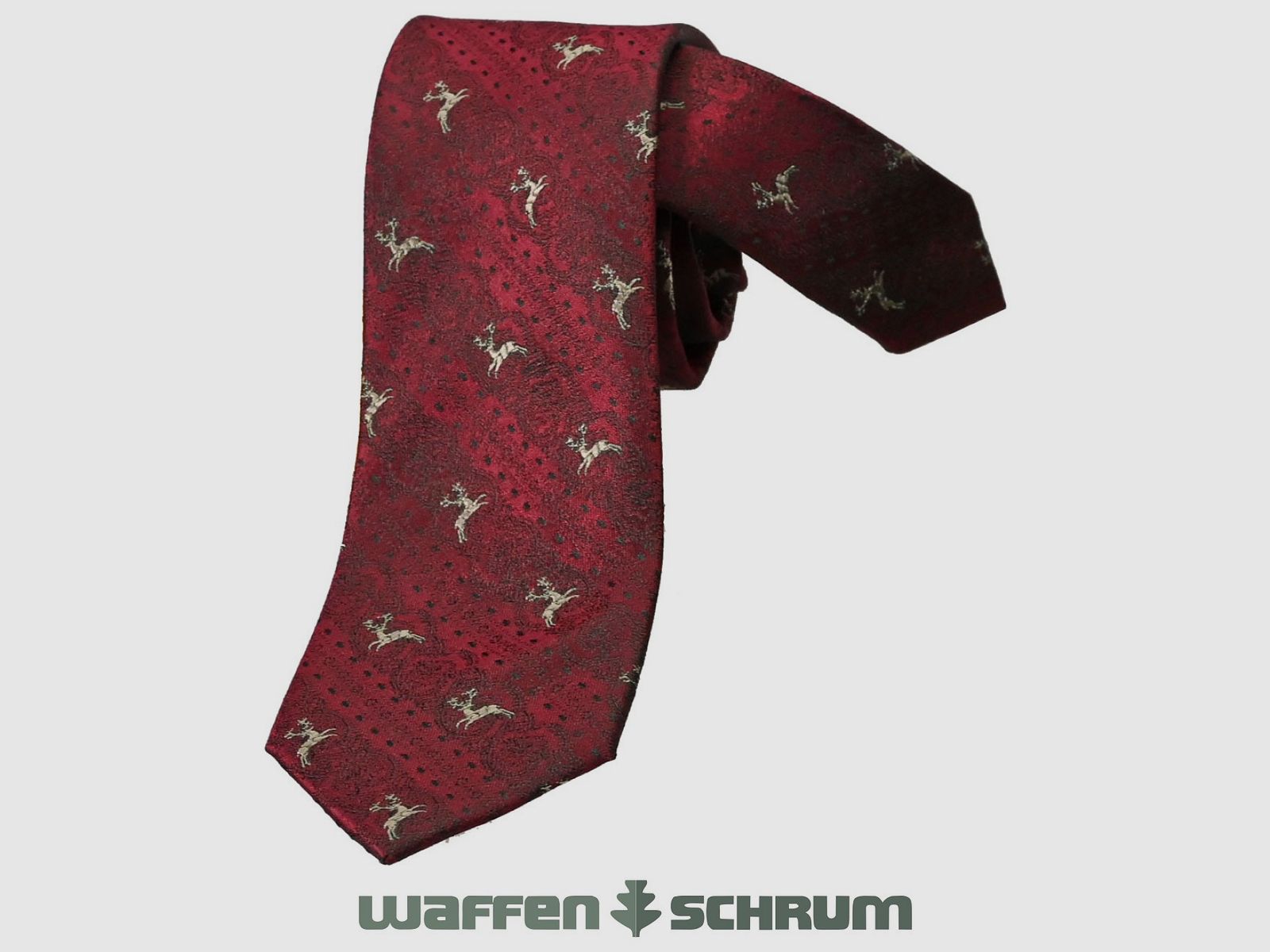 Butter maker tie deer red