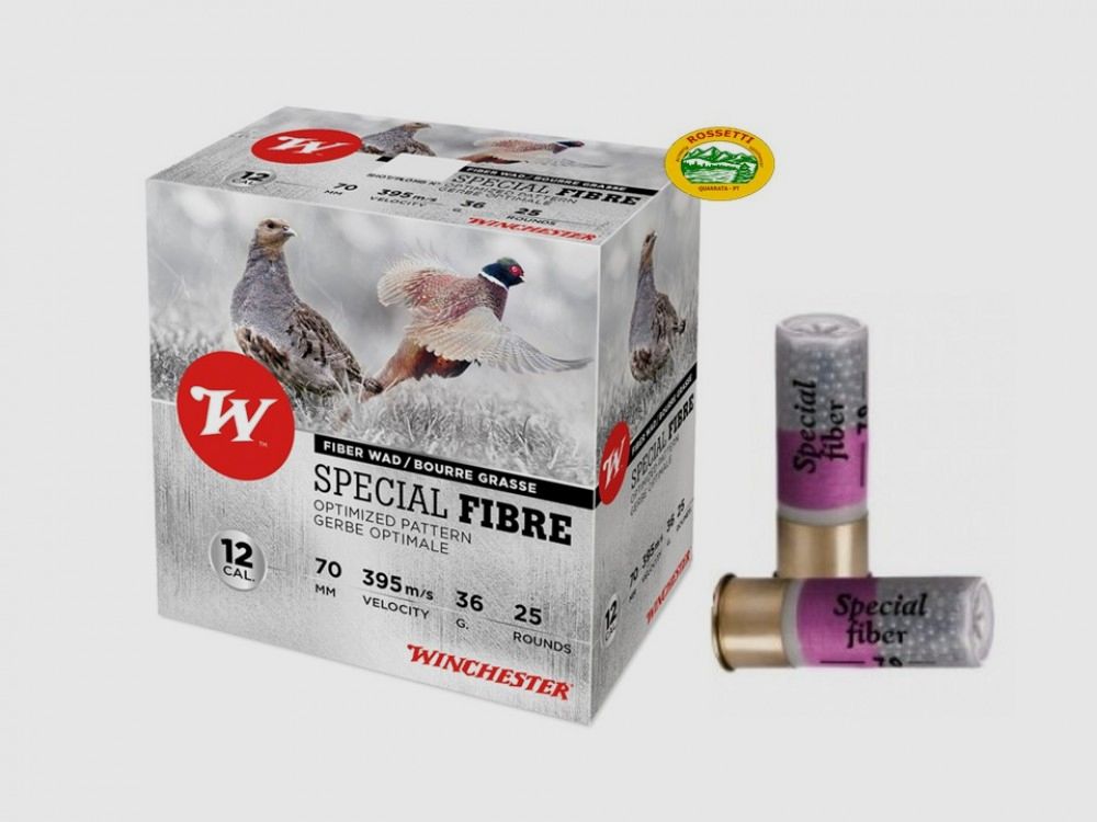 WINCHESTER Patronen SPECIAL FIBRE Kal.12 gr.36 pb.6