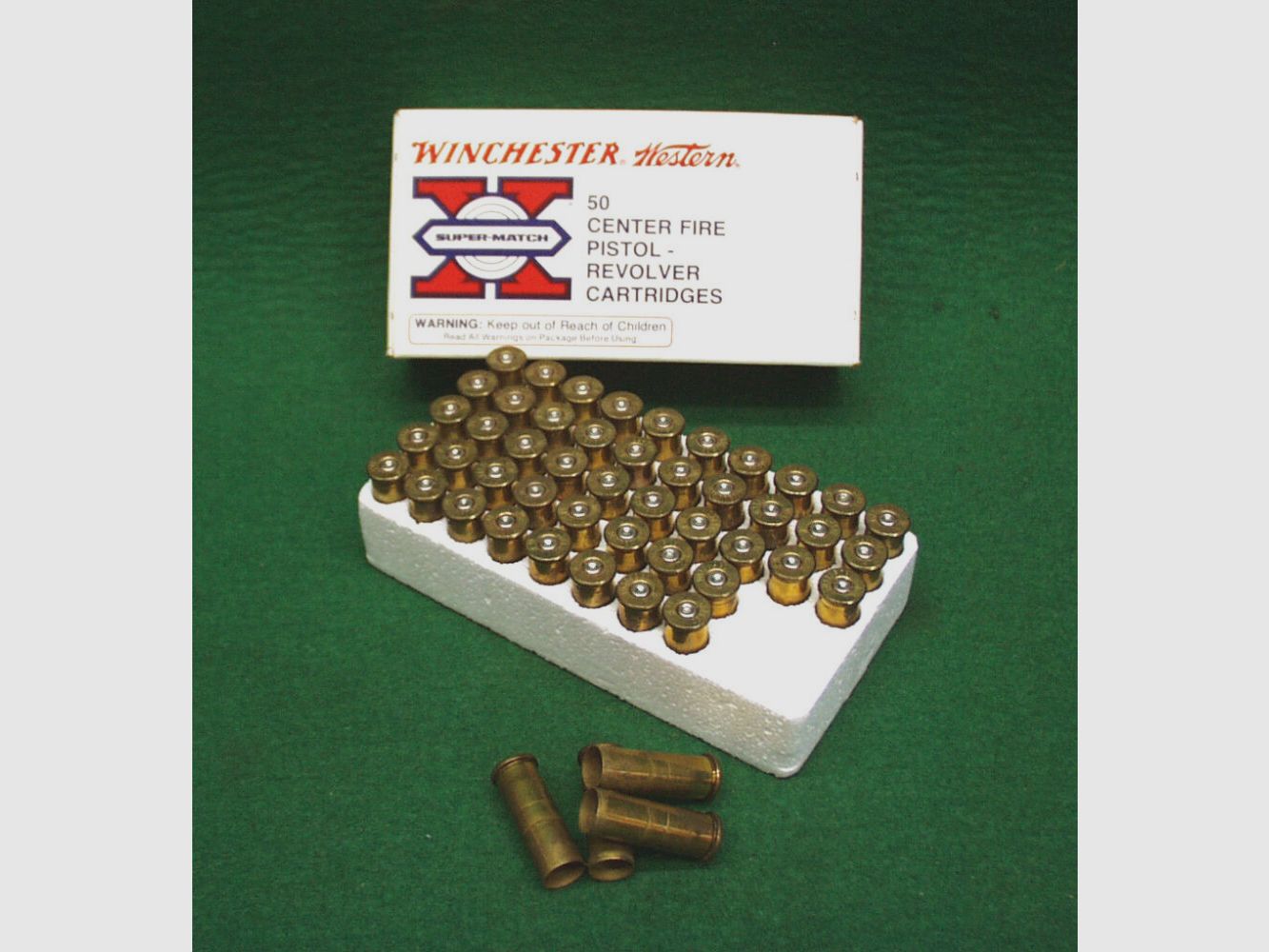 Winchester Hülsen Kal.38Special, gebraucht