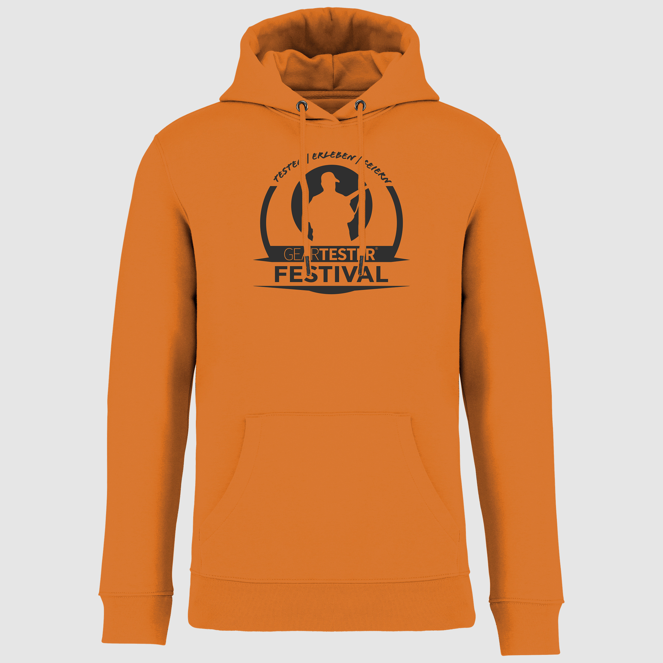 Geartester Festival Bio Hoodie, grande logo