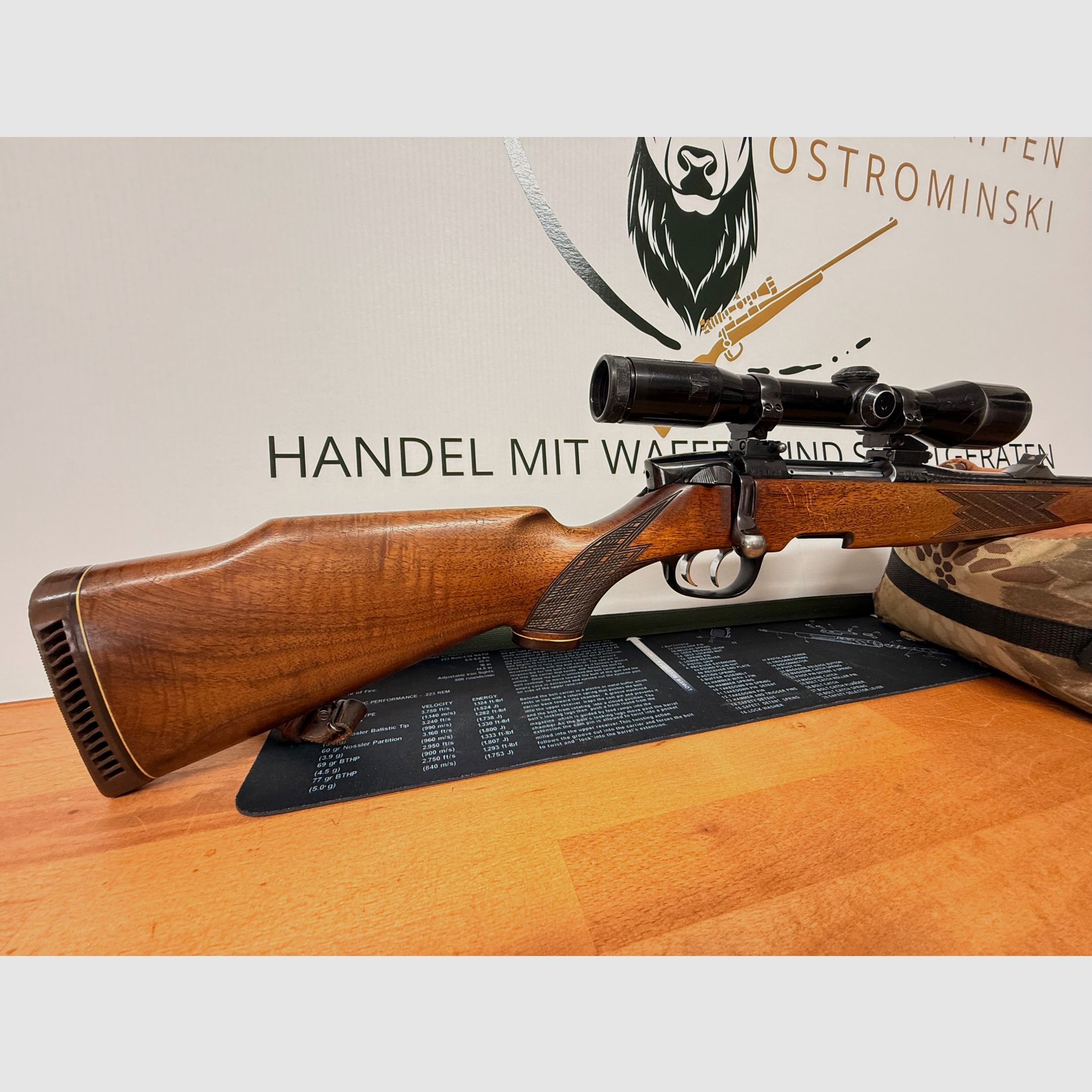 Steyr-Mannlicher Mod. M in caliber .30-06 Spring. incl. Zeiss Diavari-ZA 1.5–6x42 T*