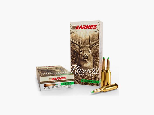Munizione metallica BARNES Harvest Collection Sierra Tipped GameKing – 6.5 PRC – 145 grains