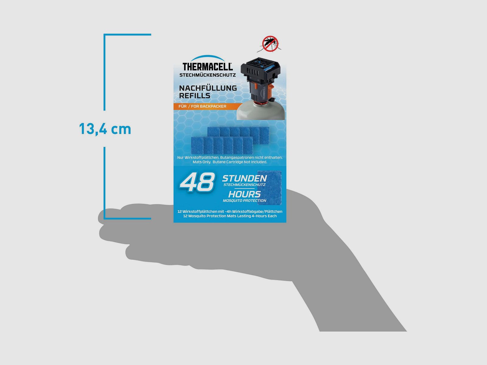 Thermacell 920212 M-48 Nachfüllset Backpacker 48 Stunden