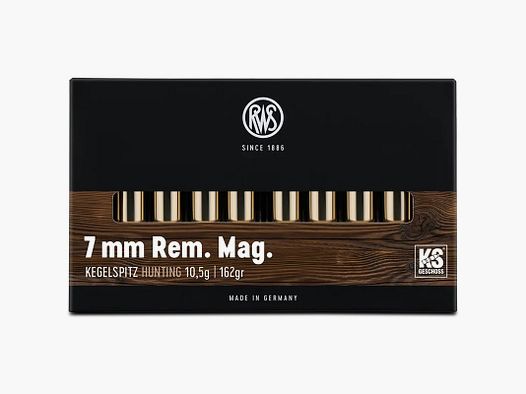 RWS Munition 7 mm Rem Mag KS 162 gr