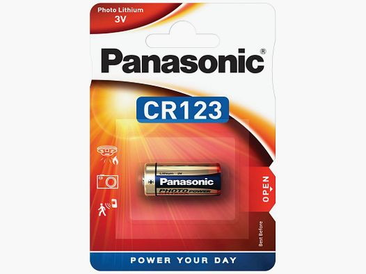 Batterie Panasonic CR123 3V lithium