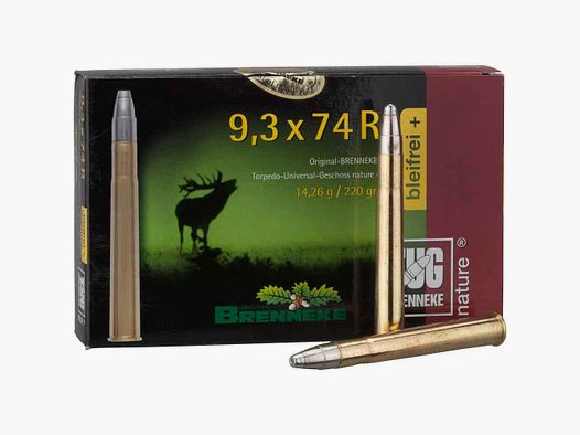 9,3x74 R TUG nature+ 14,3g/220grs. Brenneke