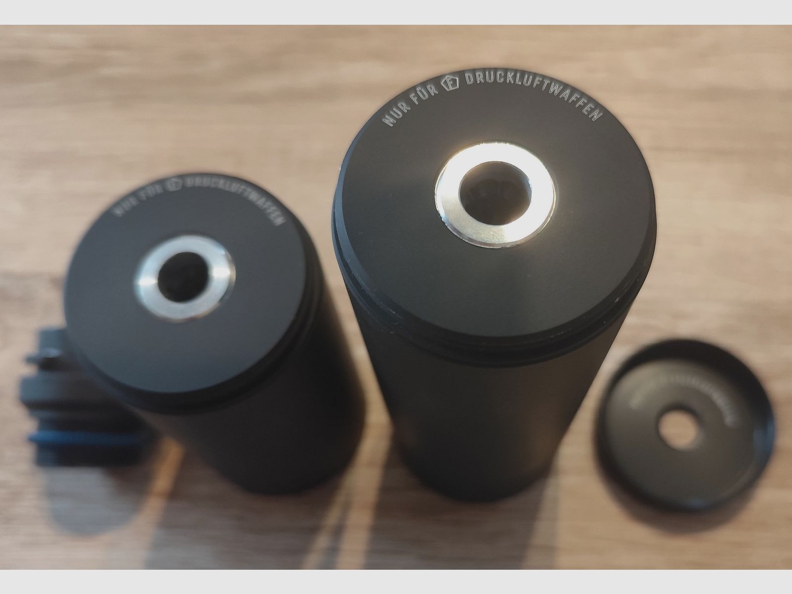 JADS Waldkauz V5 suppressor caliber .35 F-Version (AEA HP Max 1/2) & Jads extender for F-Version suppressor