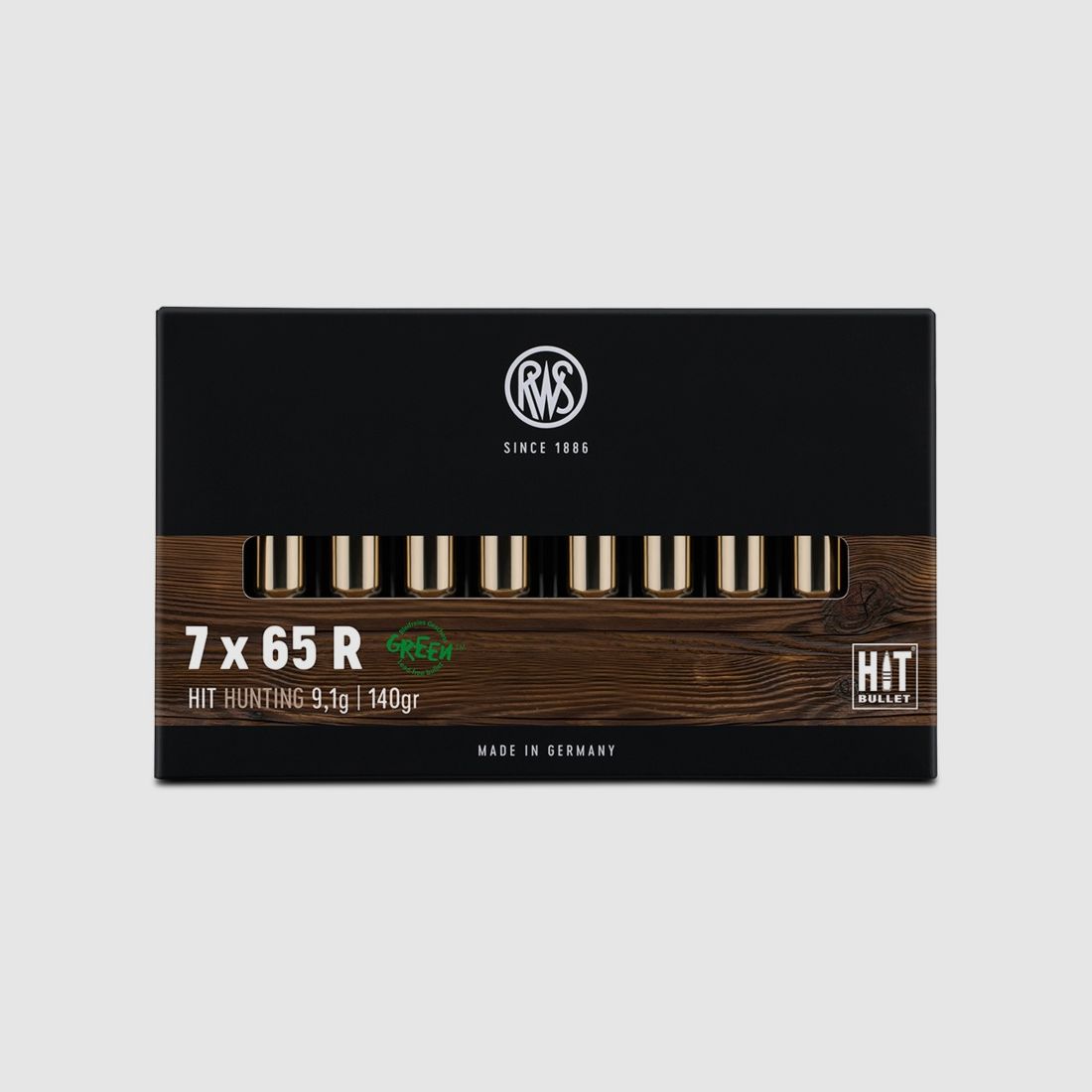 RWS 2318847 Büchsenpatronen 7x65 R HIT 9,1g 140 gr Bleifrei