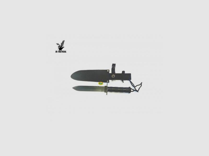 JS TACTICAL Rambo Feststehendes Messer Überlebenskit